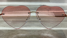 Load image into Gallery viewer, Rimless Heart Glasses