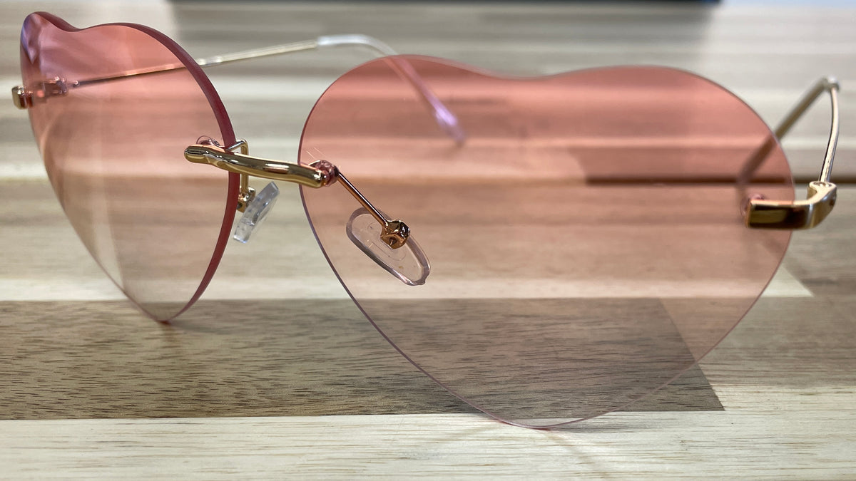 Rimless Heart Glasses