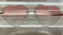 Load image into Gallery viewer, Rimless Heart Glasses
