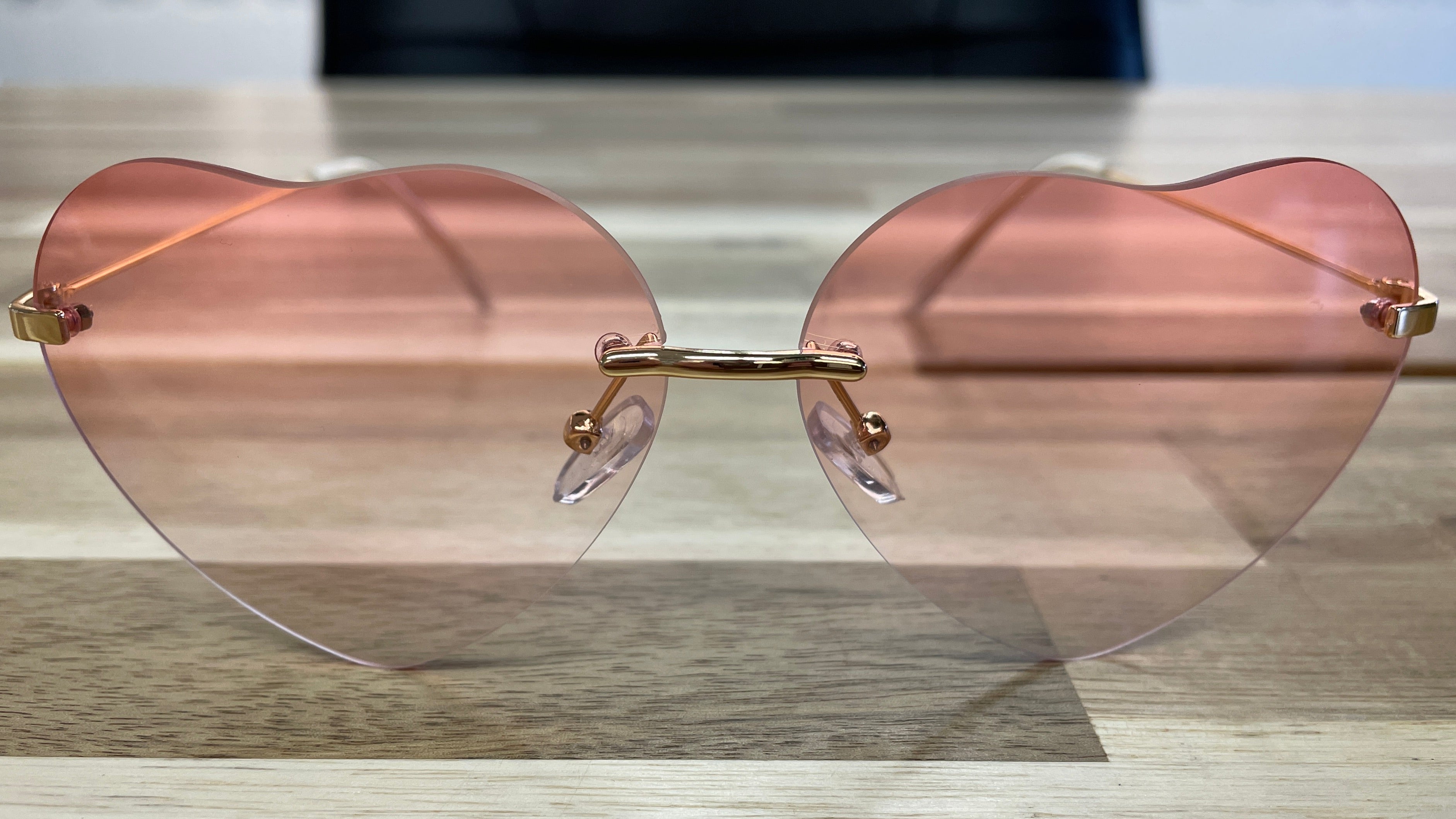 Rimless Heart Glasses – UseMyFrame - Main Image